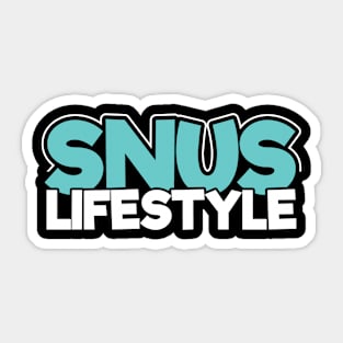 Snus Tobacco Nicotine substitute cigarette substitute non-smoker anti-smoking smoke-free smoker Sticker